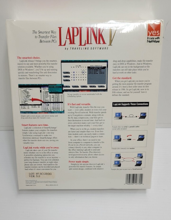 Laplink V By Traveling Software 3.5 Disk Msdos