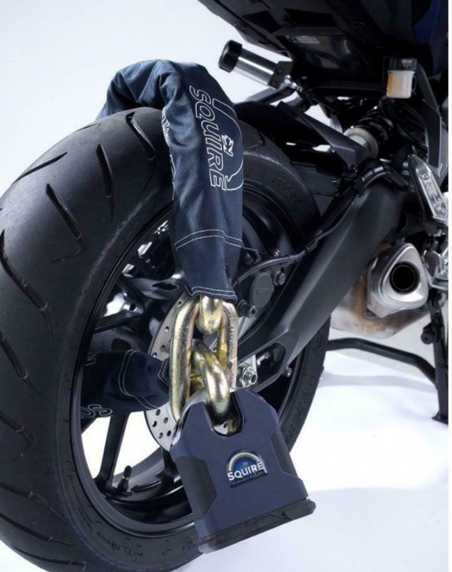 Squire Behemoth Bundle - (SS100CS Padlock & TC22mm X 1.5M) Sold Secure Diamond