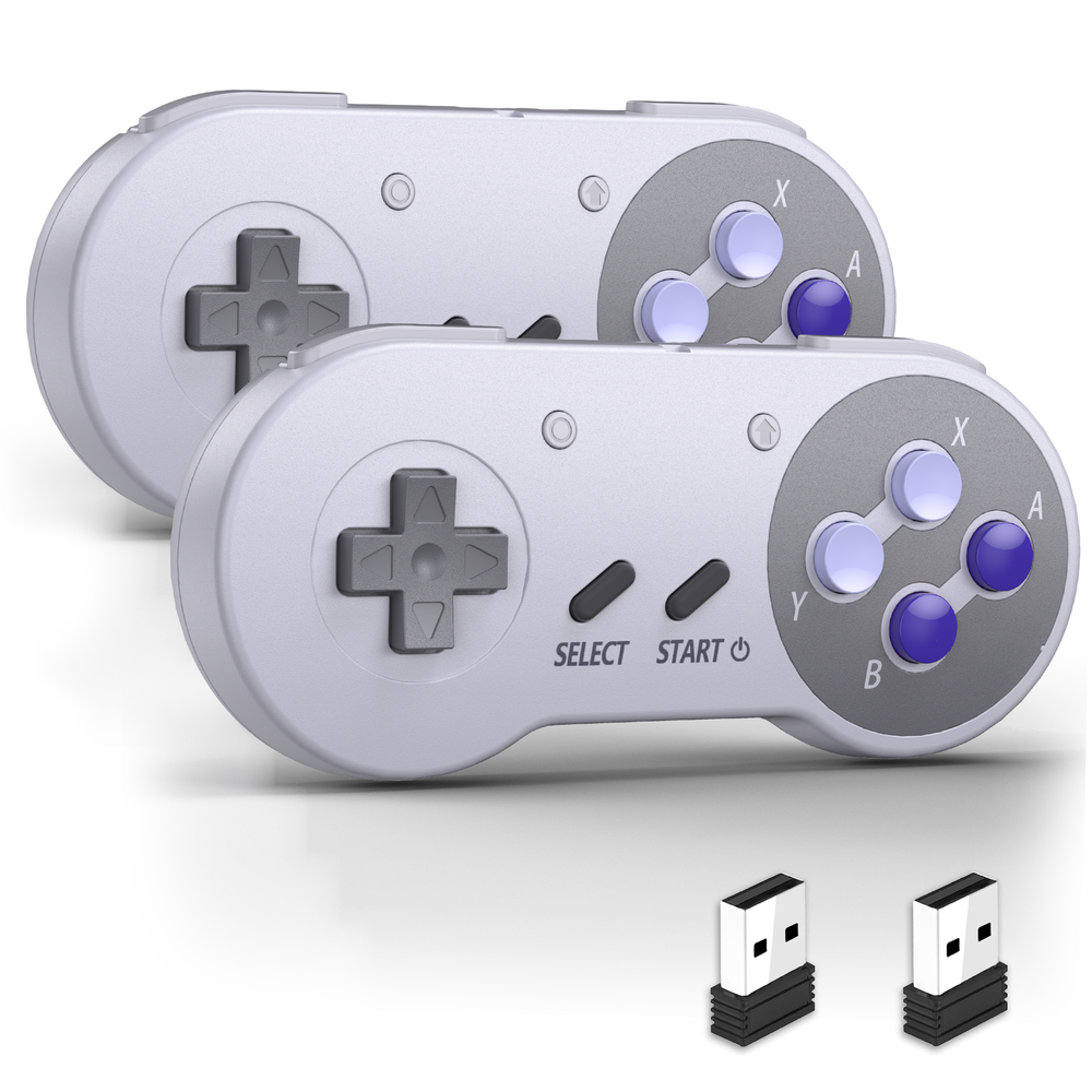 2.4 GHz Wireless SNES Switch Online Controller For Switch PC, Mac OS Steam Deck