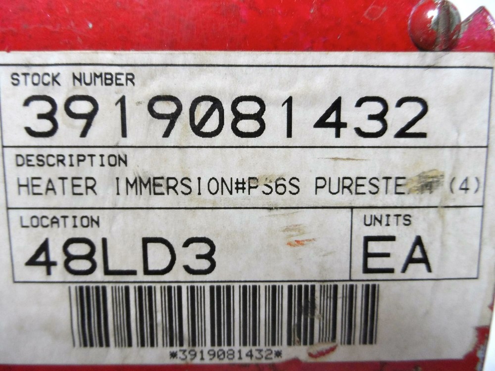 PURESTEAM PS6S IMMERSION HEATER, ELECTRIC