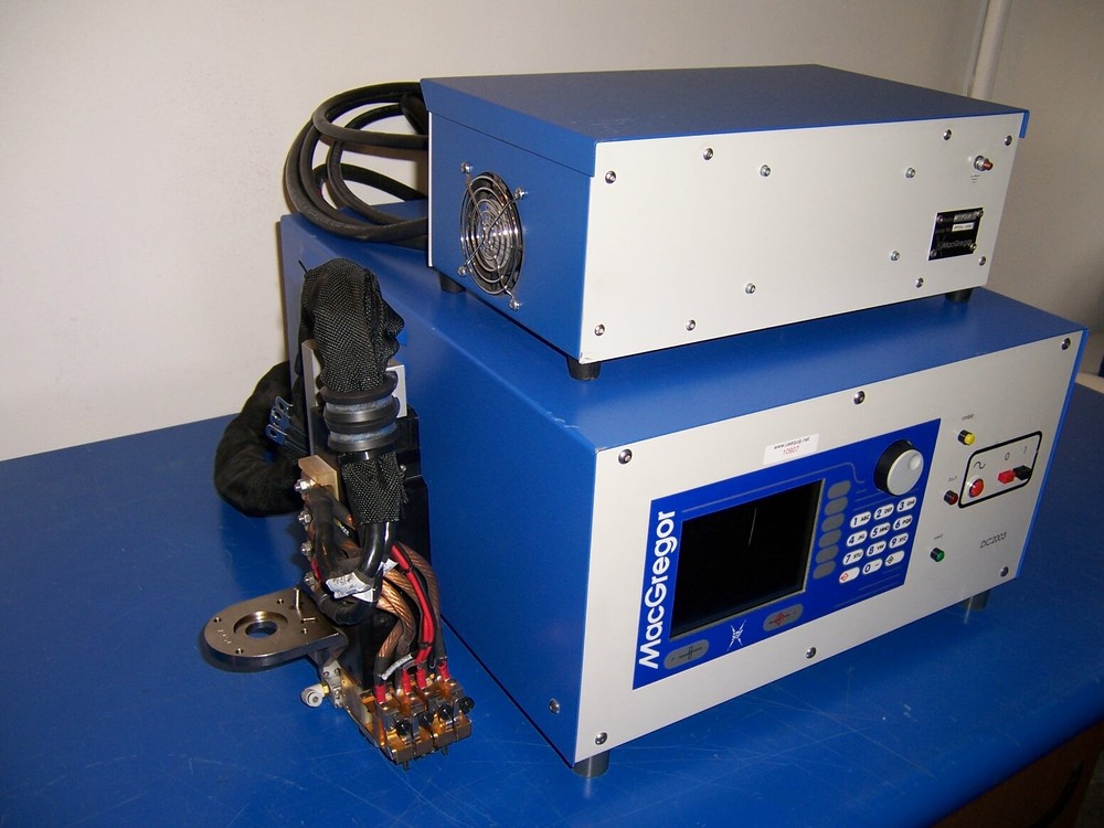 10907 MACGREGOR DC 2003P DP2DU-2000 DUAL HEAD PARALLEL GAP RESISTANCE WELDER