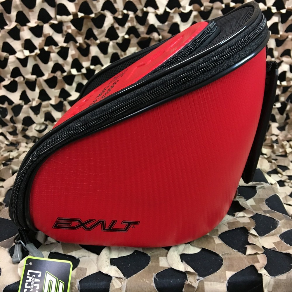 NEW Exalt V3 Universal Carbon Goggle Case - Red/Grey