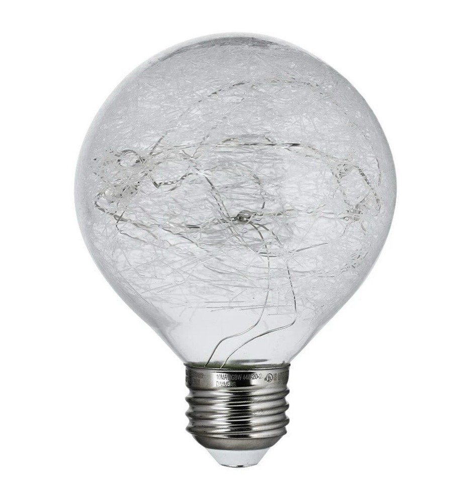 Feit LED Specialty G25 E26 (Medium) LED Bulb Multi-Colored 1 Watt Equivalence