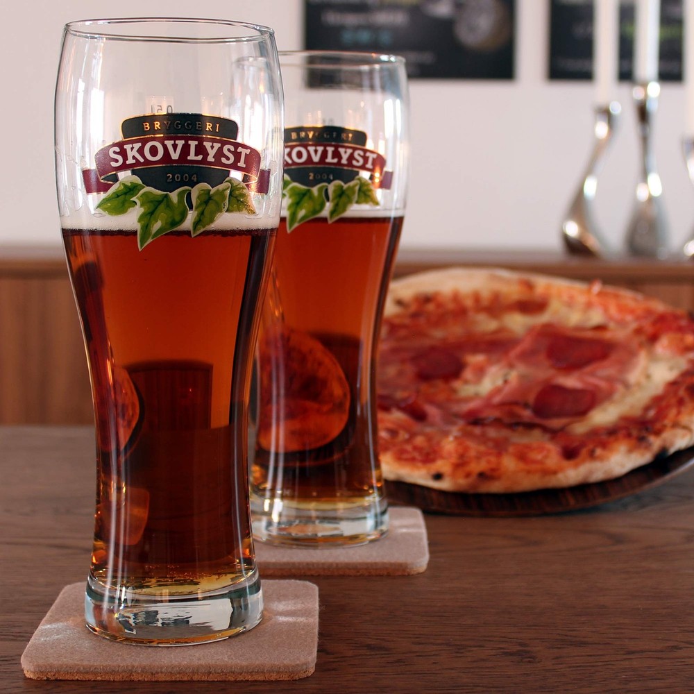 Coasters for Drinks Absorbent- 8 Pcs Square Coasters for Coffee Table - Double