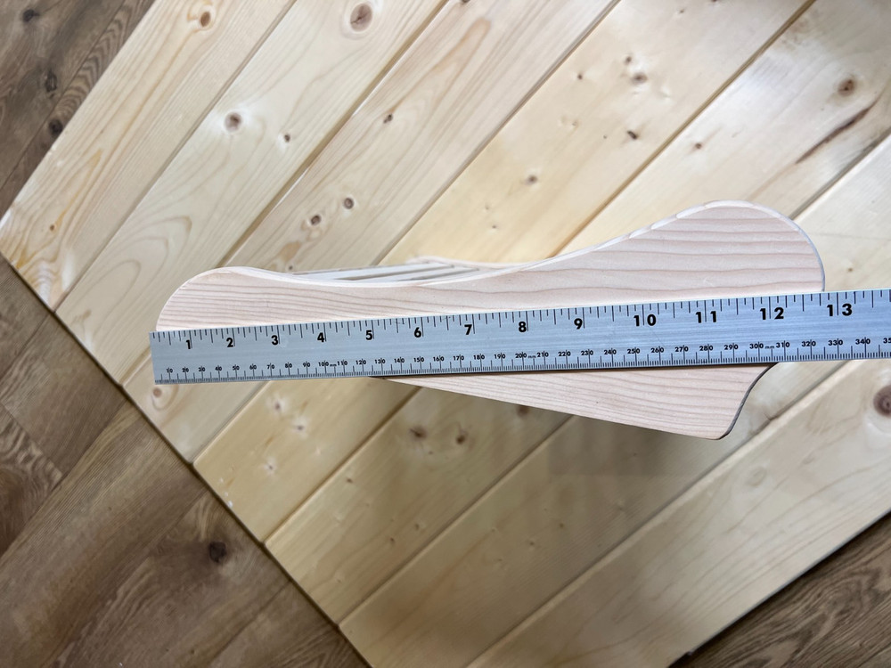 Hemlock Sauna Headrest | Wooden Sauna Pillow | Ergonomic Neck Support Solid Wood
