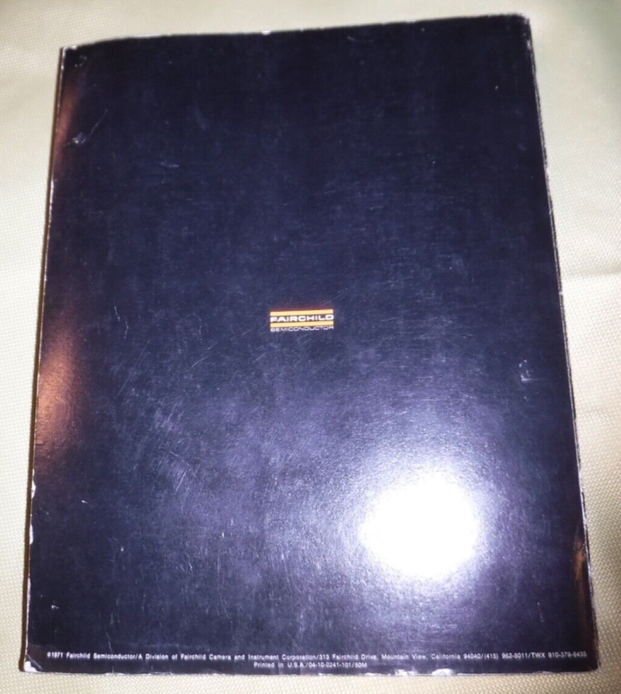 Fairchild Semiconductor Linear Integrated Circuit Data Reference Catalog 1971