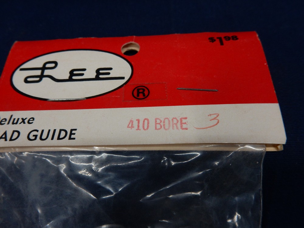 NOS Lee Custom Engineering Deluxe Wad Guide 410 Bore 3"