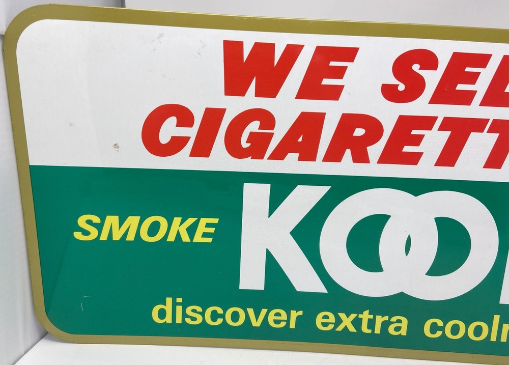 Kool Cigarette Advertising Tin Sign 301" X 12"