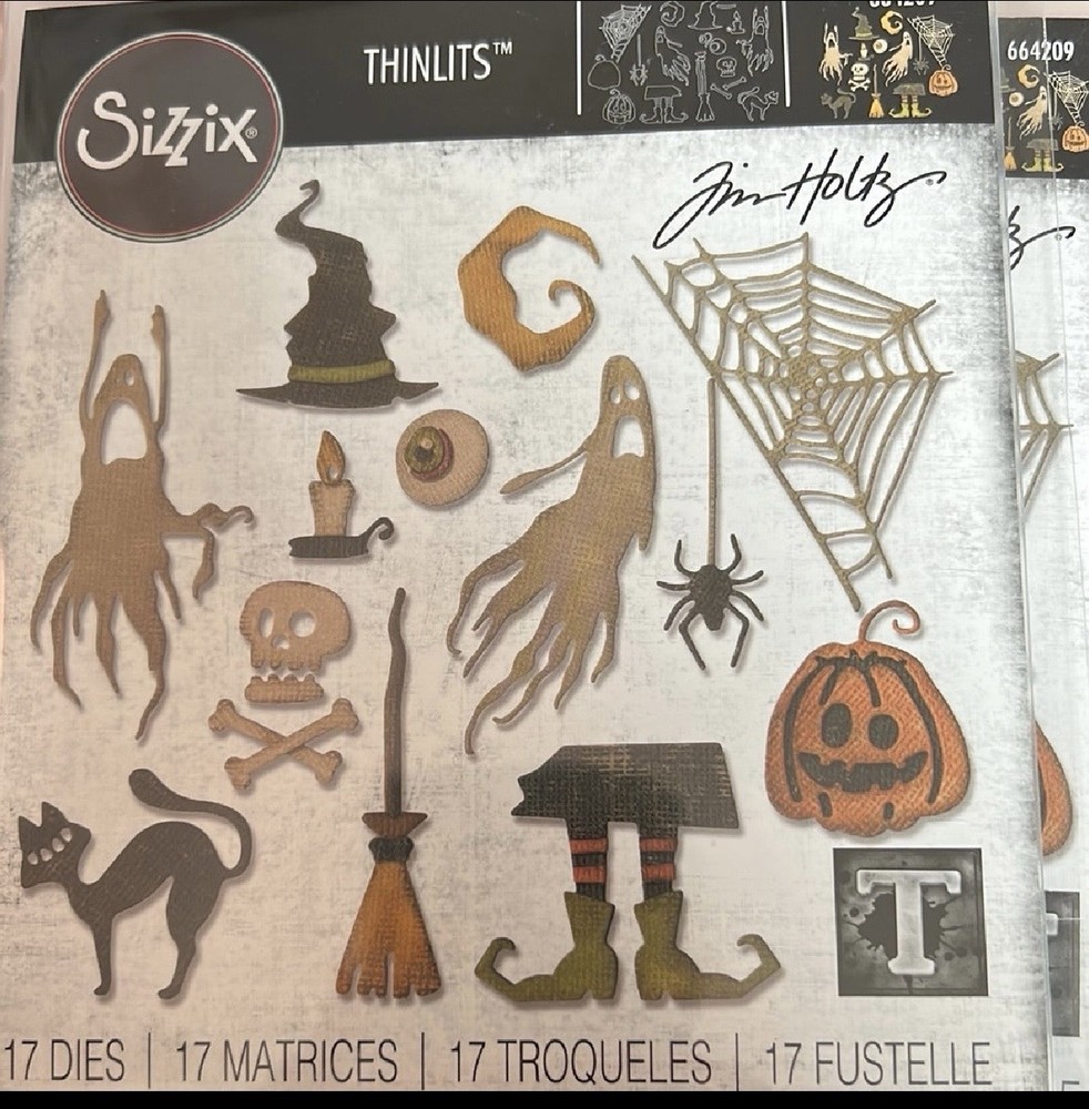 Sizzix Thinlets Frightful Things Halloween