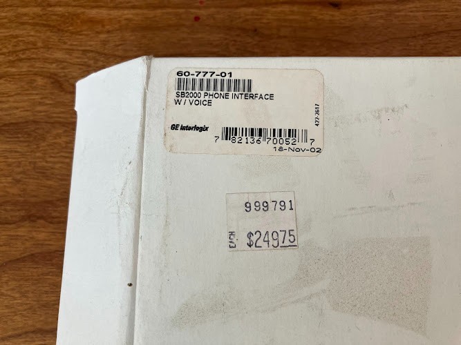 60-777-01 - Superbus 2000 Phone Interface