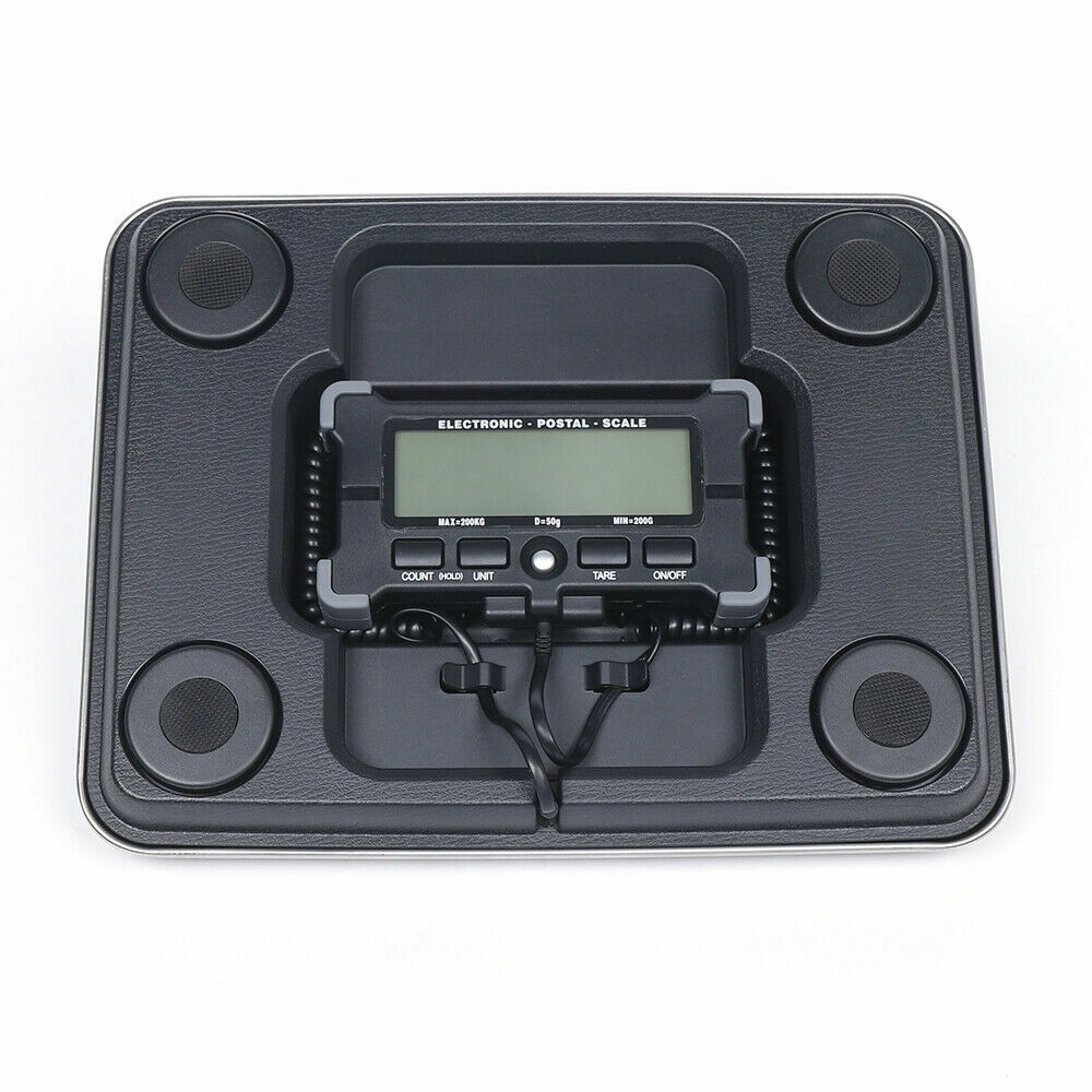 12.4" × 9.8" Digital Mail Parcel Scale with LCD Display, 200 kg Capacity