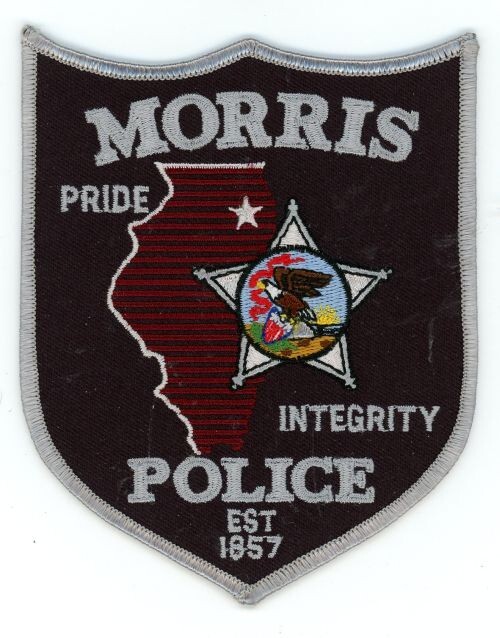 ILLINOIS IL MORRIS POLICE NICE SHOULDER PATCH SHERIFF