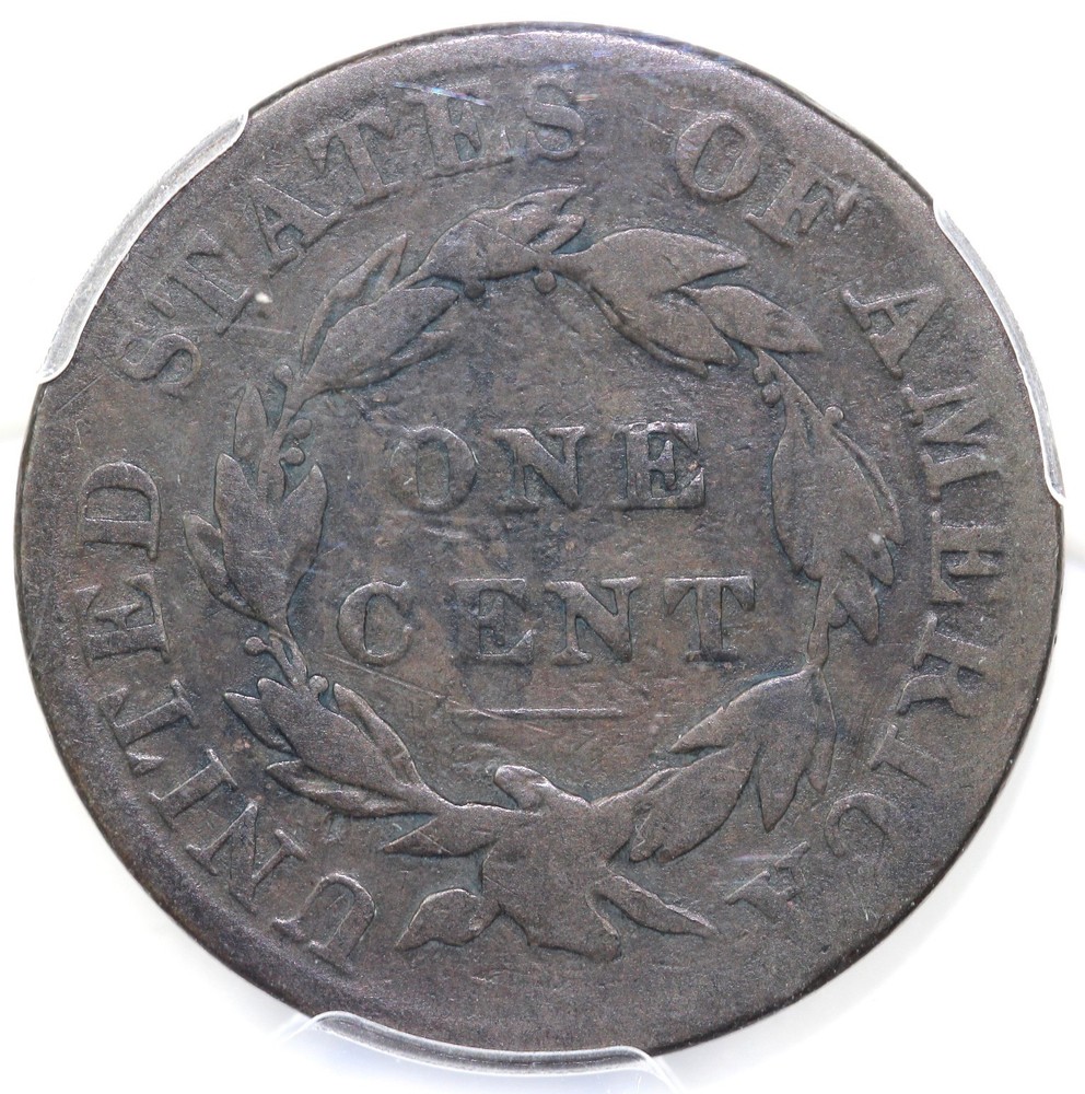 1823 1c Coronet Matron Head Large Cent PCGS Good 4