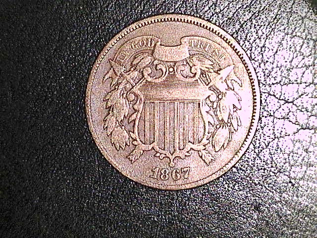 1867 Double Die FS-101 Two Cent