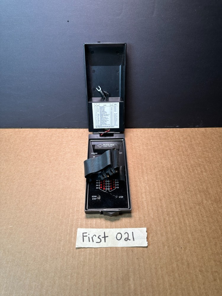 Black Box Portable Cable Analyzer Tester, Model TSW75A Works Ships Fast!!!