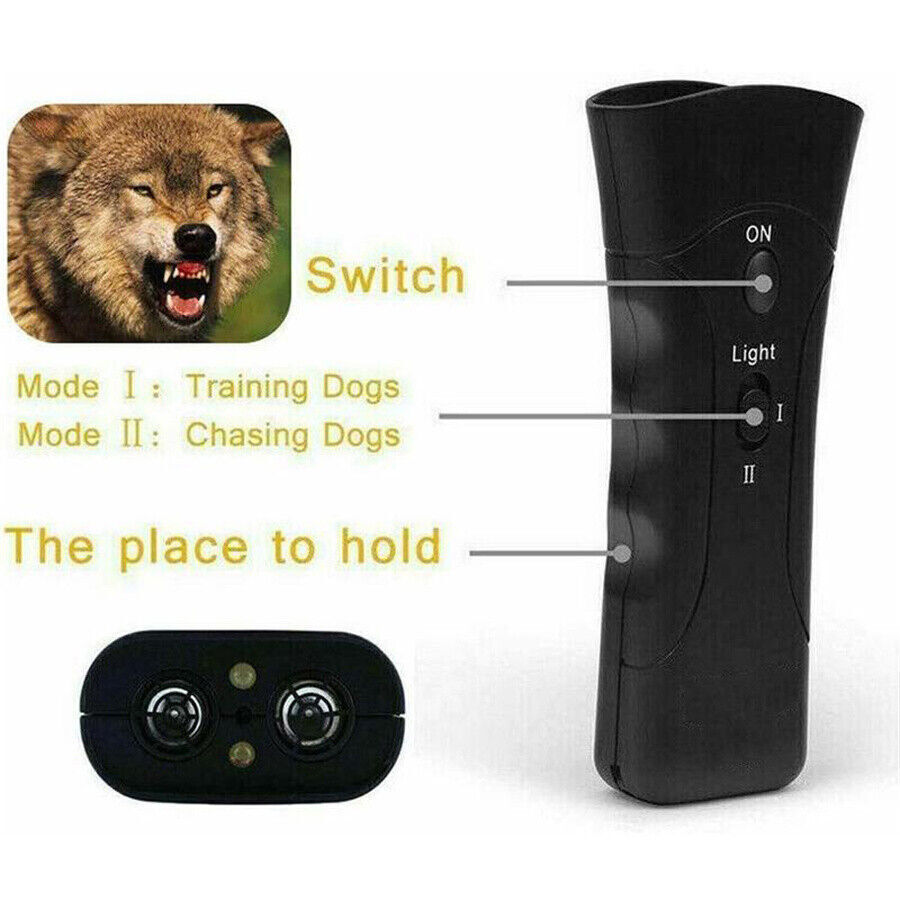 Ultrasonic Pet Dog Training Repeller Control Anti Barking Device Universal
