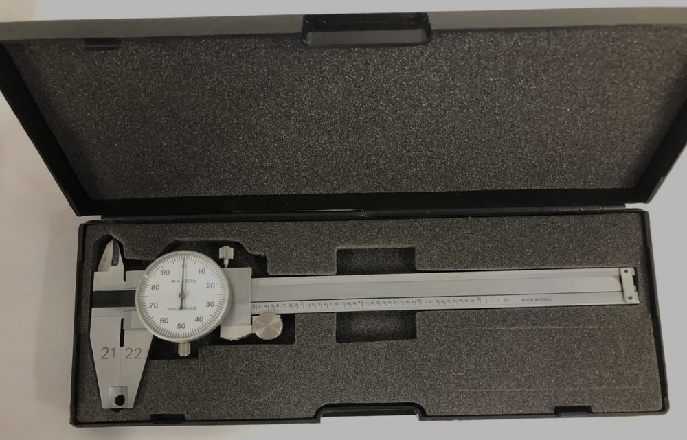 Value Dial Caliper, CORG-Type Modified Jaws 0-6" Range, .001" Graduation