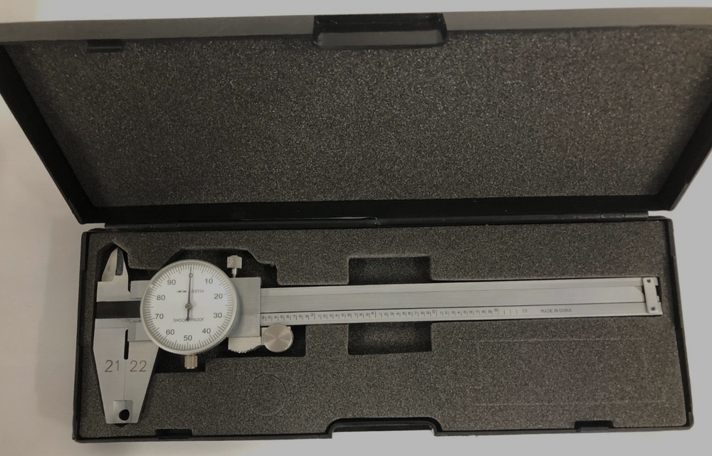Value Dial Caliper, CORG-Type Modified Jaws 0-6" Range, .001" Graduation
