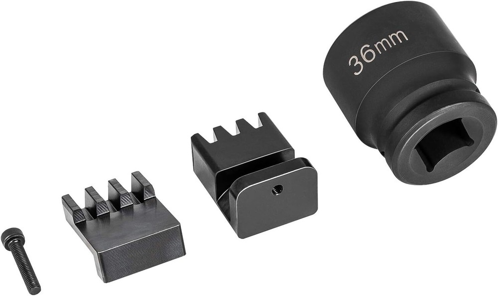 22100 Flywheel Locking Tool with 36mm Harmonic Balancer Socket For 6.6L Duramax