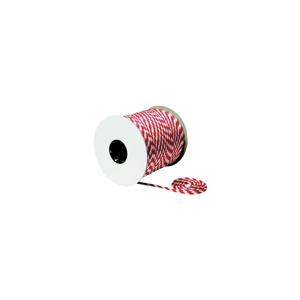 Seachoice 42770 Red/White Solid Braid MFP Multi-Purpose Spool (Derby Rope)