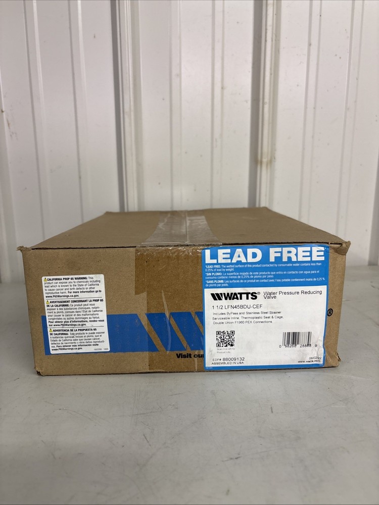 Watts 1/2 LFN45BDU-CEF Water Pressure Reducing Valve