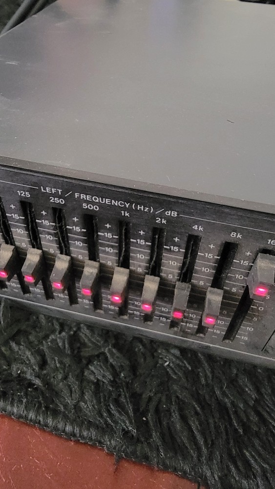 BSR EQ-3000 Stereo Frequency Equalizer - Working Good Vintage