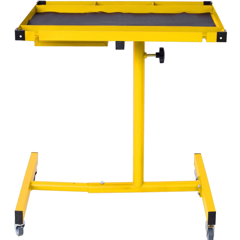 Heavy Duty Adjustable Work Table with Drawers Rolling Tool Tray with Wheels