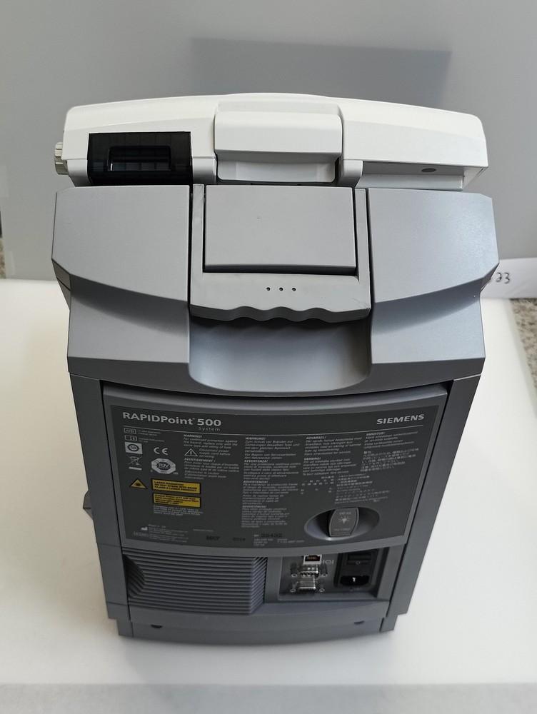 Siemens - RAPIDPoint 500 - Blood Gas Analyzer Bar Code Reader Touchscreen LCD