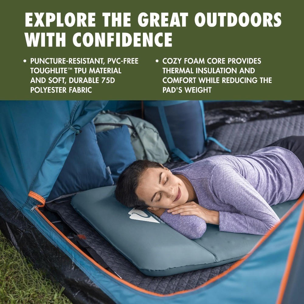 Self-Inflating Large Rectangular Sleeping Pad