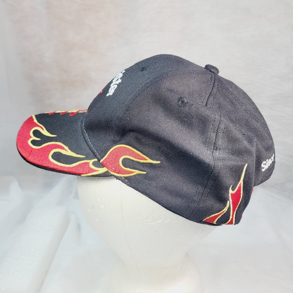 Black Strikemaster Fire in the Hole Billed Cap, Adjustable Strap