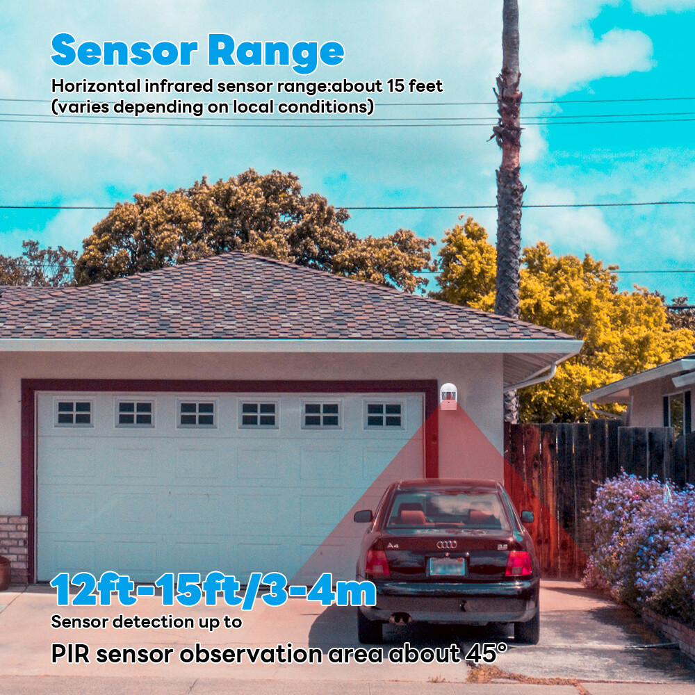 Wireless Driveway Alarm Infrared Motion Sensor Home Garage Alert Security System