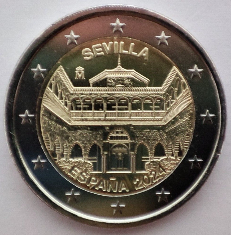 Spain 2 euro coin 2024 Sevilla UNC