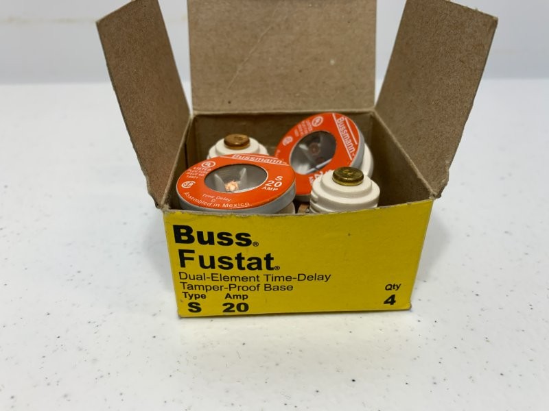 Cooper Bussmann S-20 Plug Fuse 20A Time-Delay