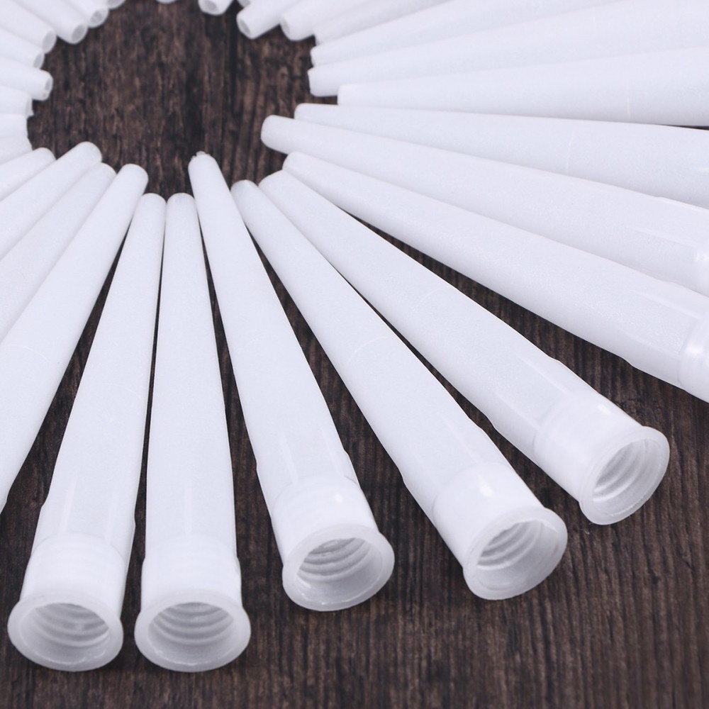 20 Pcs Reusable Caulking Nozzle Set Replaceable Plastic Ink Grip