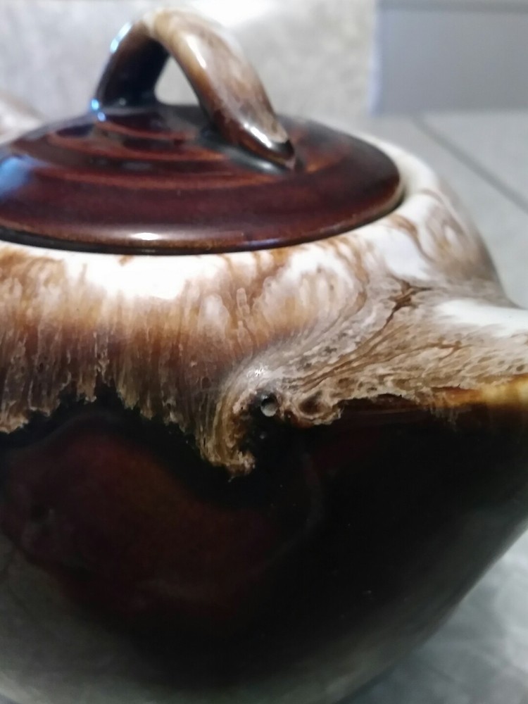 McCoy salwater glaze stoneware tea pot.