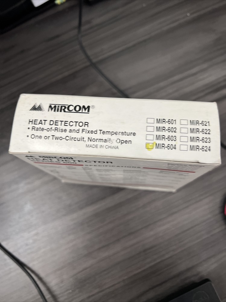 Mircom MIR-604 Heat Detector New