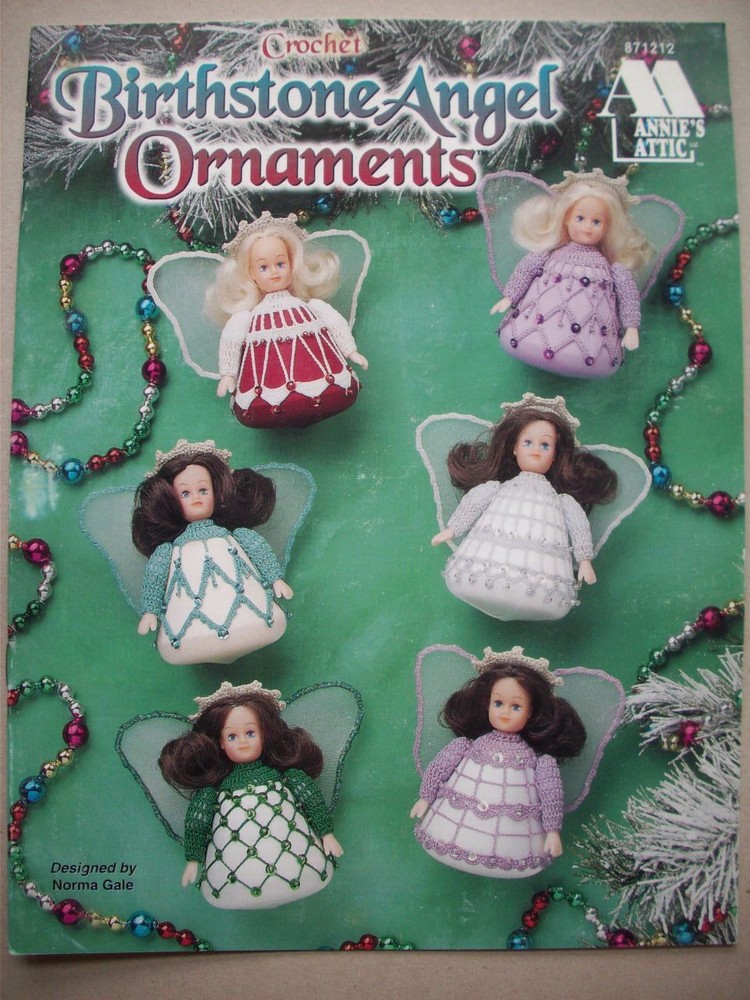 BIrthstone Angel Ornaments crochet pattern  Annie's