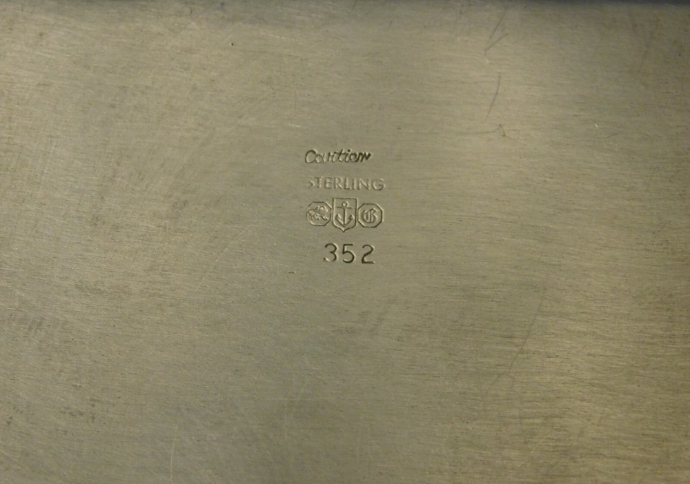 Cartier Art Deco Sterling Silver Box 152g