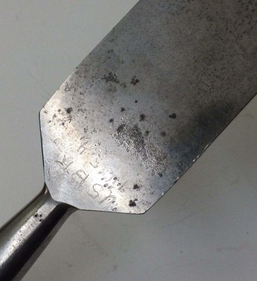 Vintage Greenlee 2” Beveled Edge Chisel - Damaged Handle