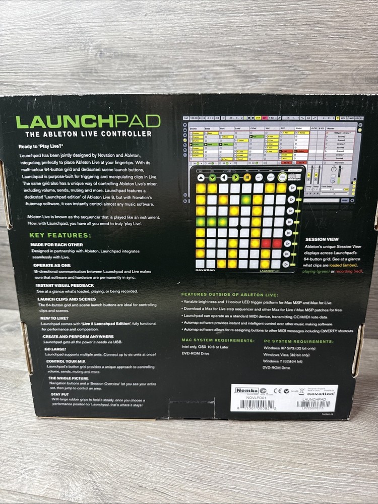 Novation Launchpad USB Ableton Live Controller NOVLPD01