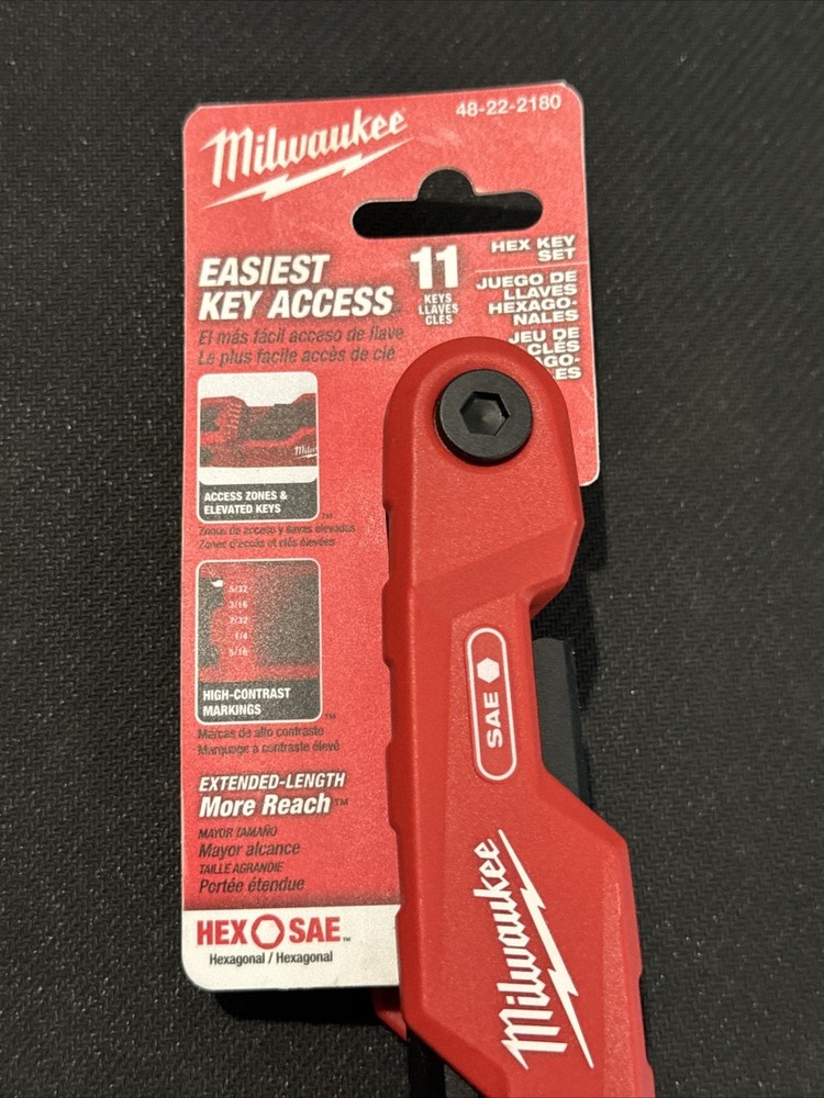 Milwaukee SAE Hex Key Set 48-22-2180