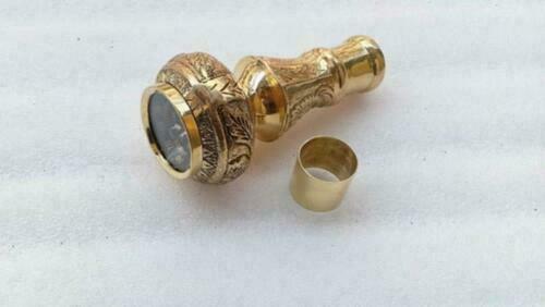 Handmade Style Designer Compass knob Head Handle For Walking Stick (Only Handle)