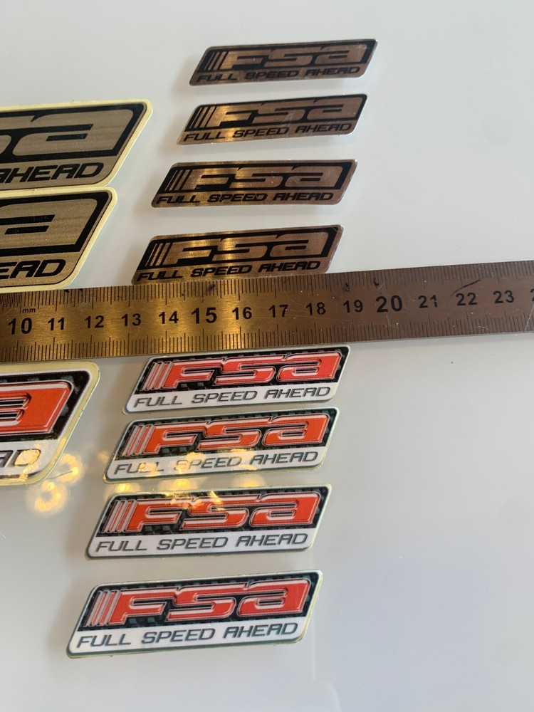 FSA Full Speed Ahead Sticker decals