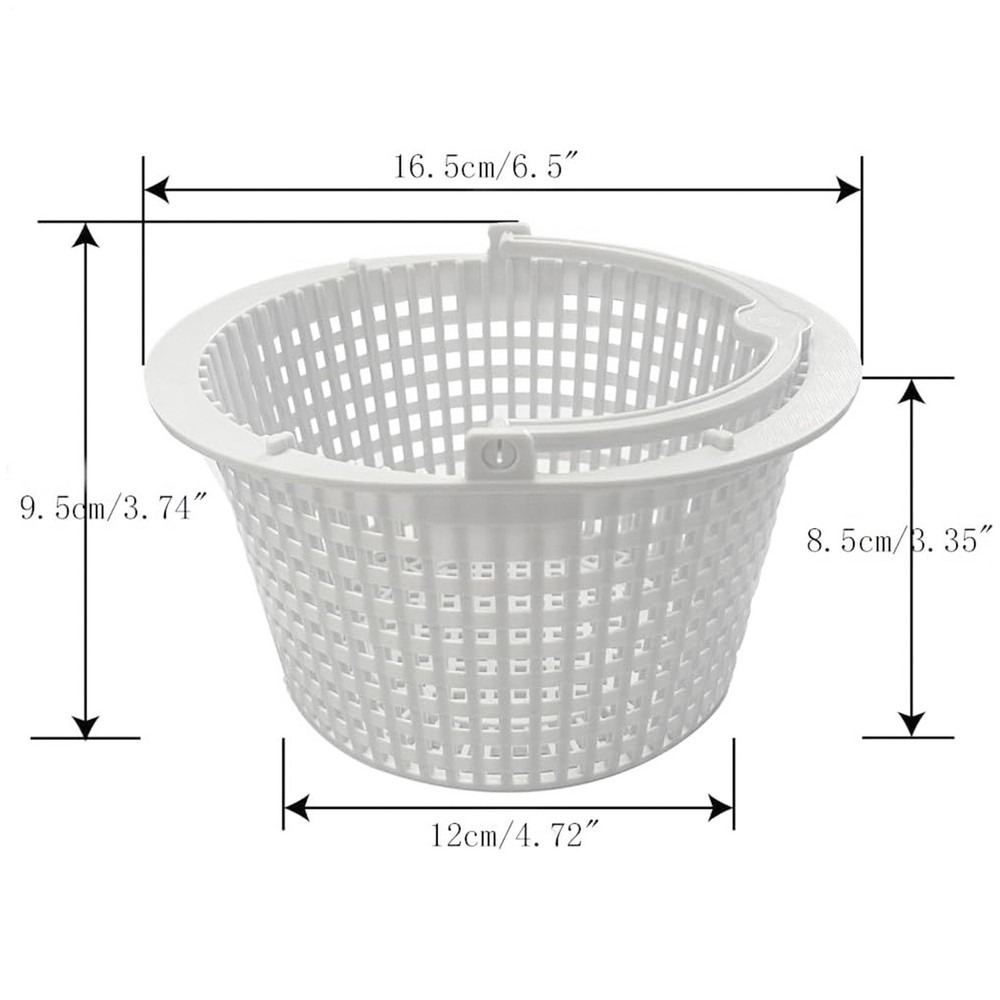 Pool Basket Skimmer Leaf Cleaning Strainer Handle Equipped Pool Skimmer