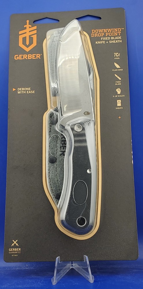 GERBER DOWNWIND DROP POINT FIXED BLADE 31-003929