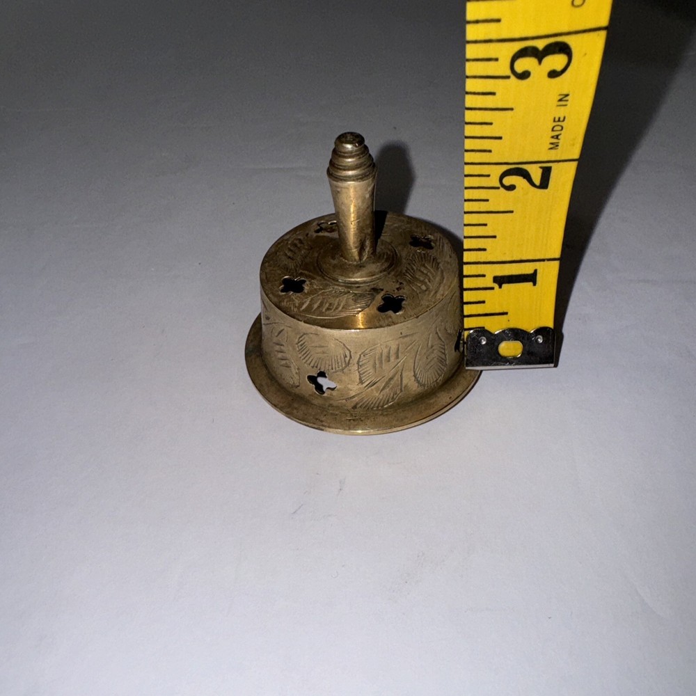 Brass Table Bell 2.25” Tall 2.5 Round