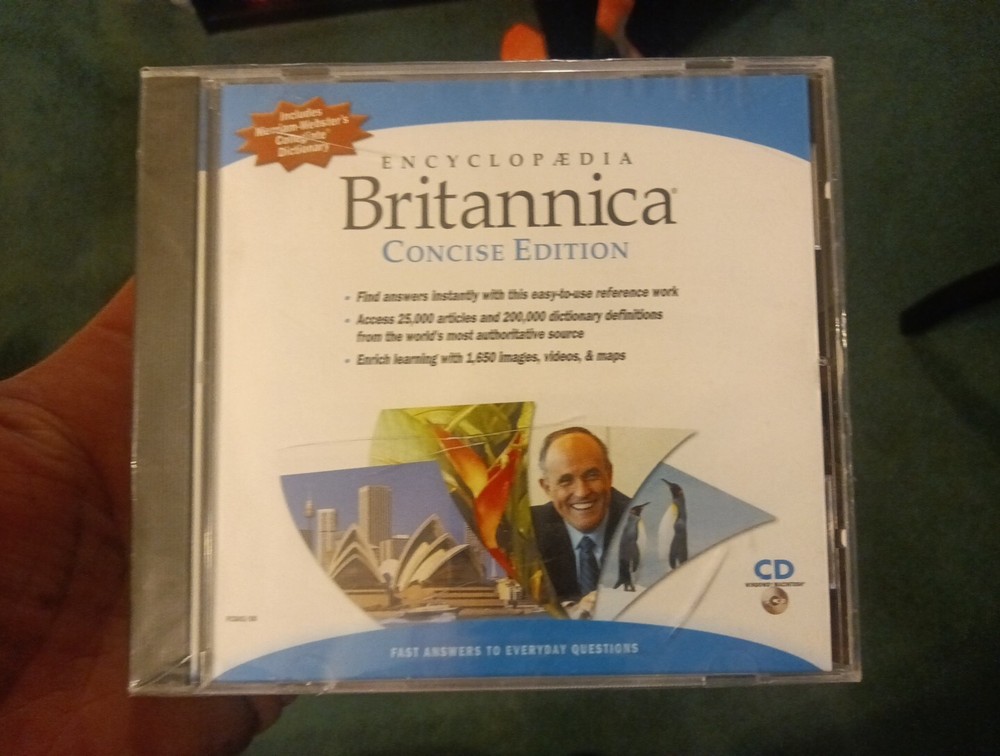 Software PC Encyclopedia Concise Edition NEW SEALED Jewel