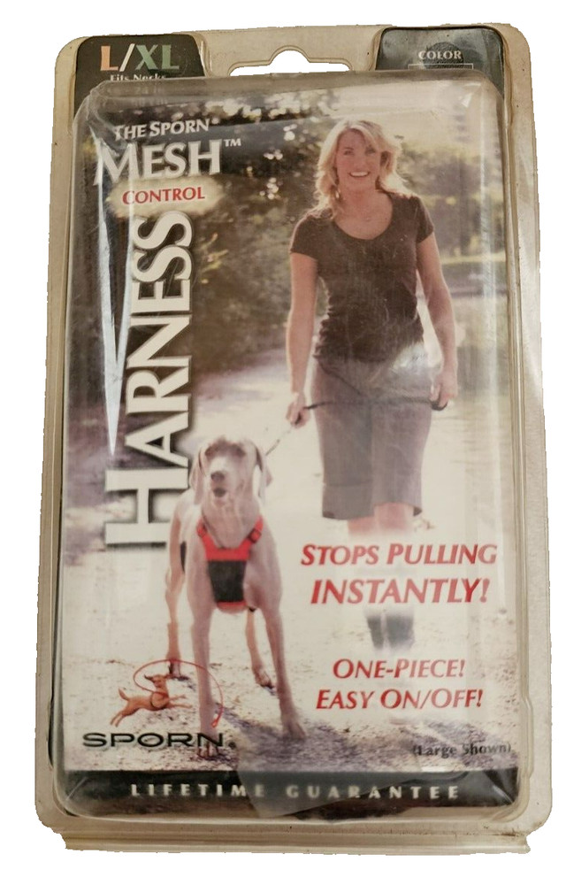The Sporn Mesh Control  Anti Pull Harness L/XL Black