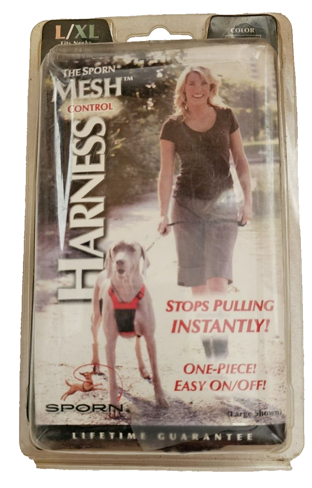 The Sporn Mesh Control Anti Pull Harness L/XL Black
