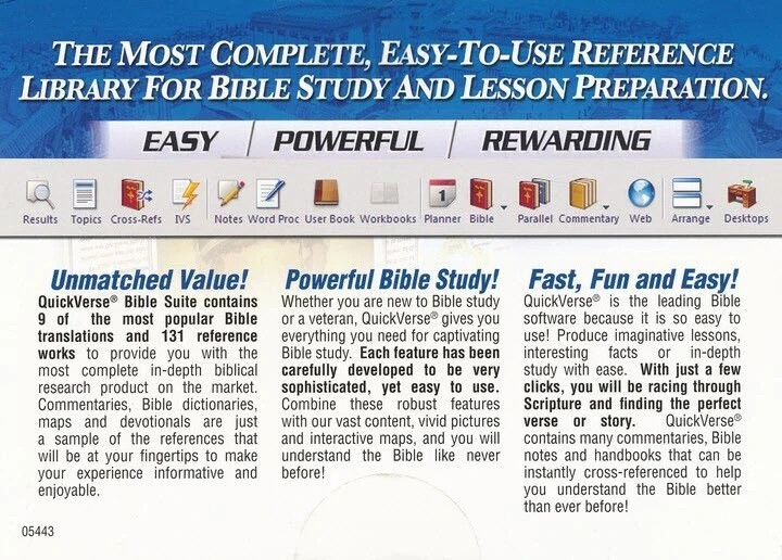 Quickverse 10 Bible Suite Software for Windows